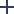 plus symbol